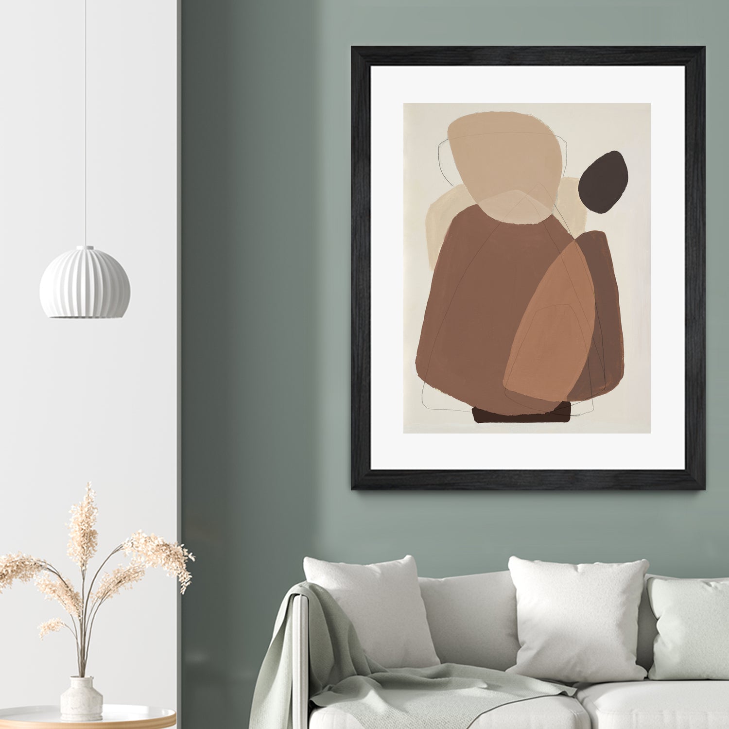 Midcentury In Brown II by Patricia Pinto on GIANT ART - abstract abstract