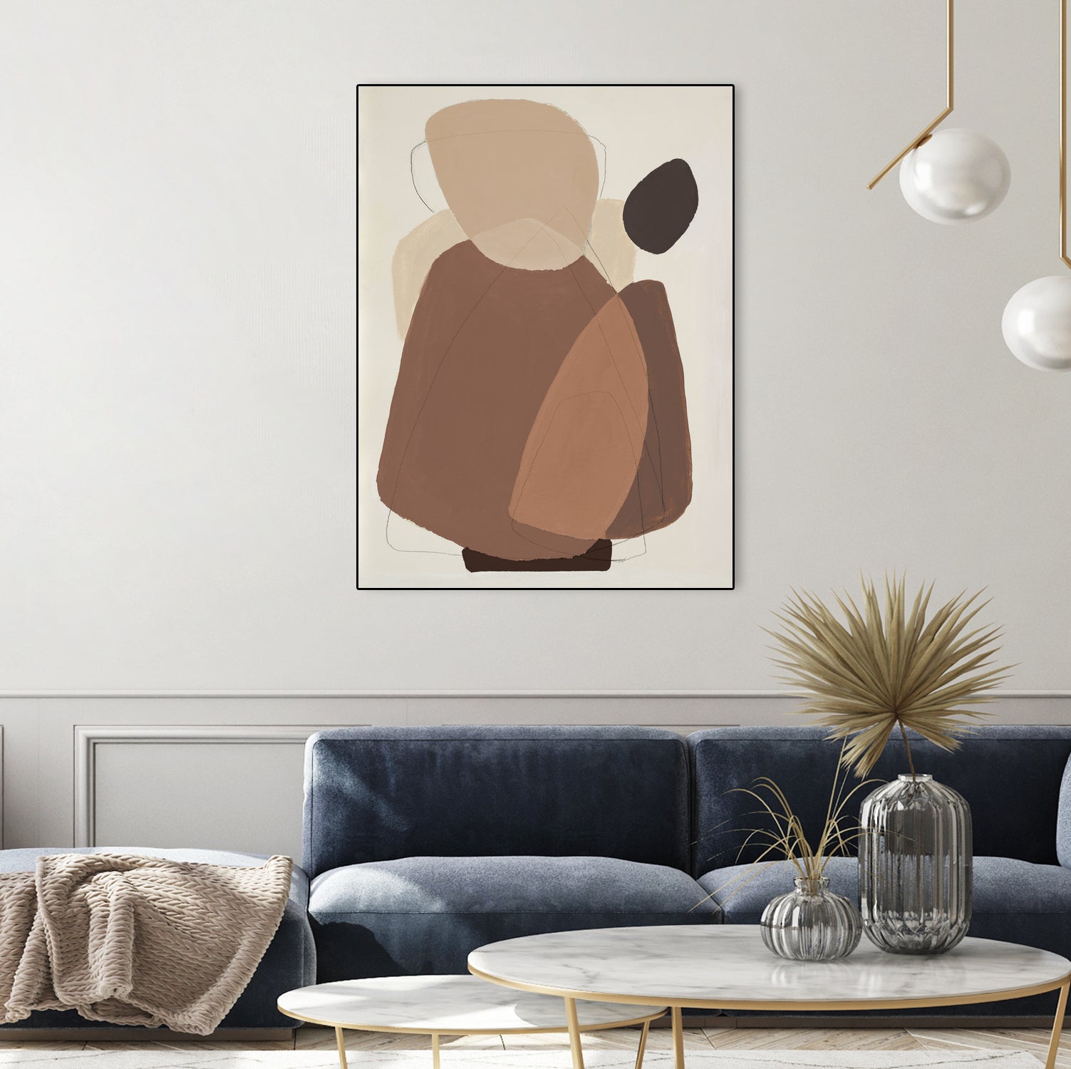 Midcentury In Brown II by Patricia Pinto on GIANT ART - abstract abstract