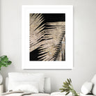 Neutral Palmas on Black I by Patricia  Pinto on GIANT ART - palms palmas