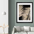 Neutral Palmas on Black I by Patricia  Pinto on GIANT ART - palms palmas