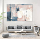 Pink and Blue Abstract I by Lanie Loreth on GIANT ART - abstract abstract