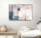 Pink and Blue Abstract I by Lanie Loreth on GIANT ART - abstract abstract