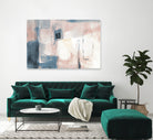 Pink and Blue Abstract I by Lanie Loreth on GIANT ART - abstract abstract