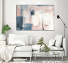 Pink and Blue Abstract I by Lanie Loreth on GIANT ART - abstract abstract