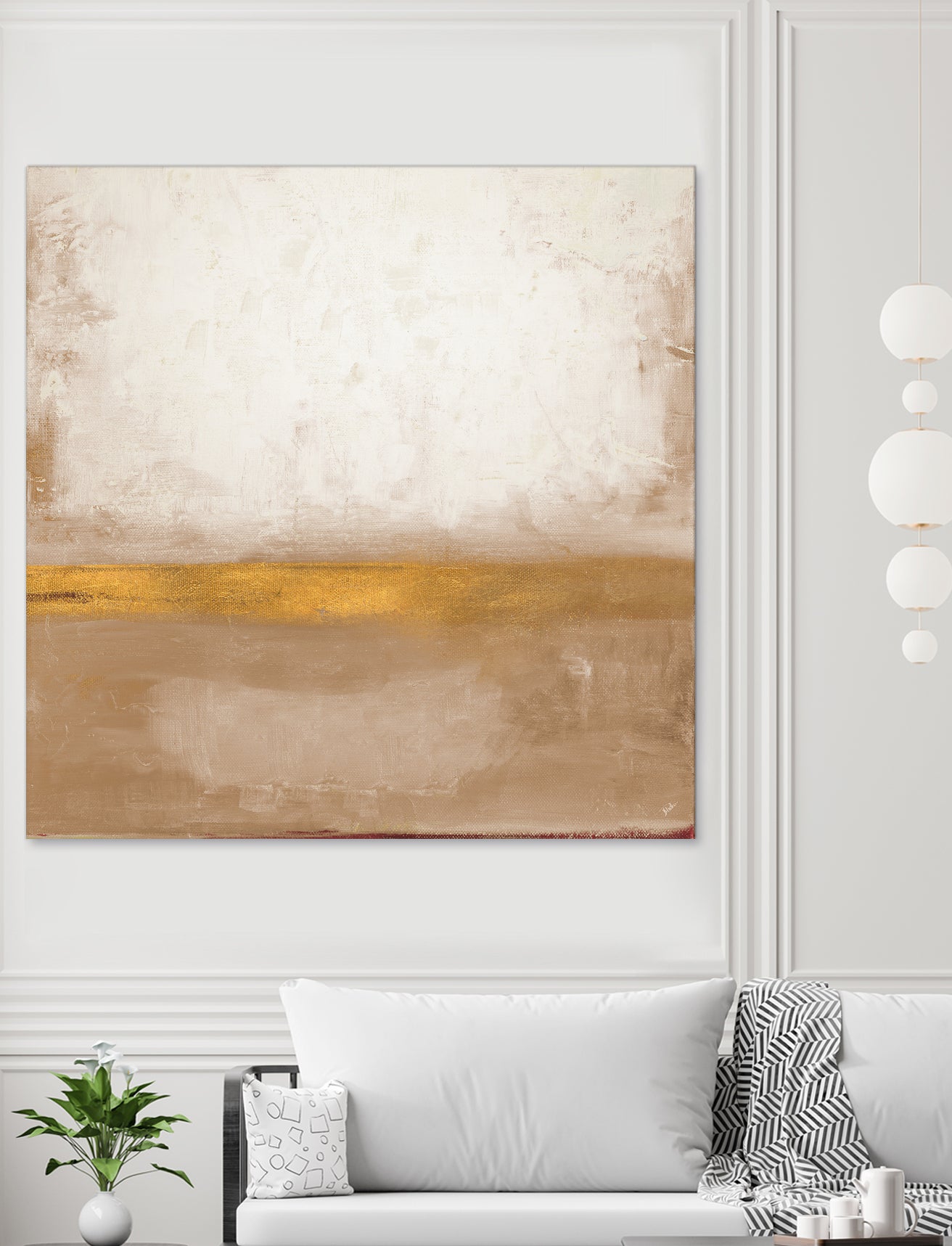 Gold Peak by Patricia Pinto on GIANT ART - abstract gold