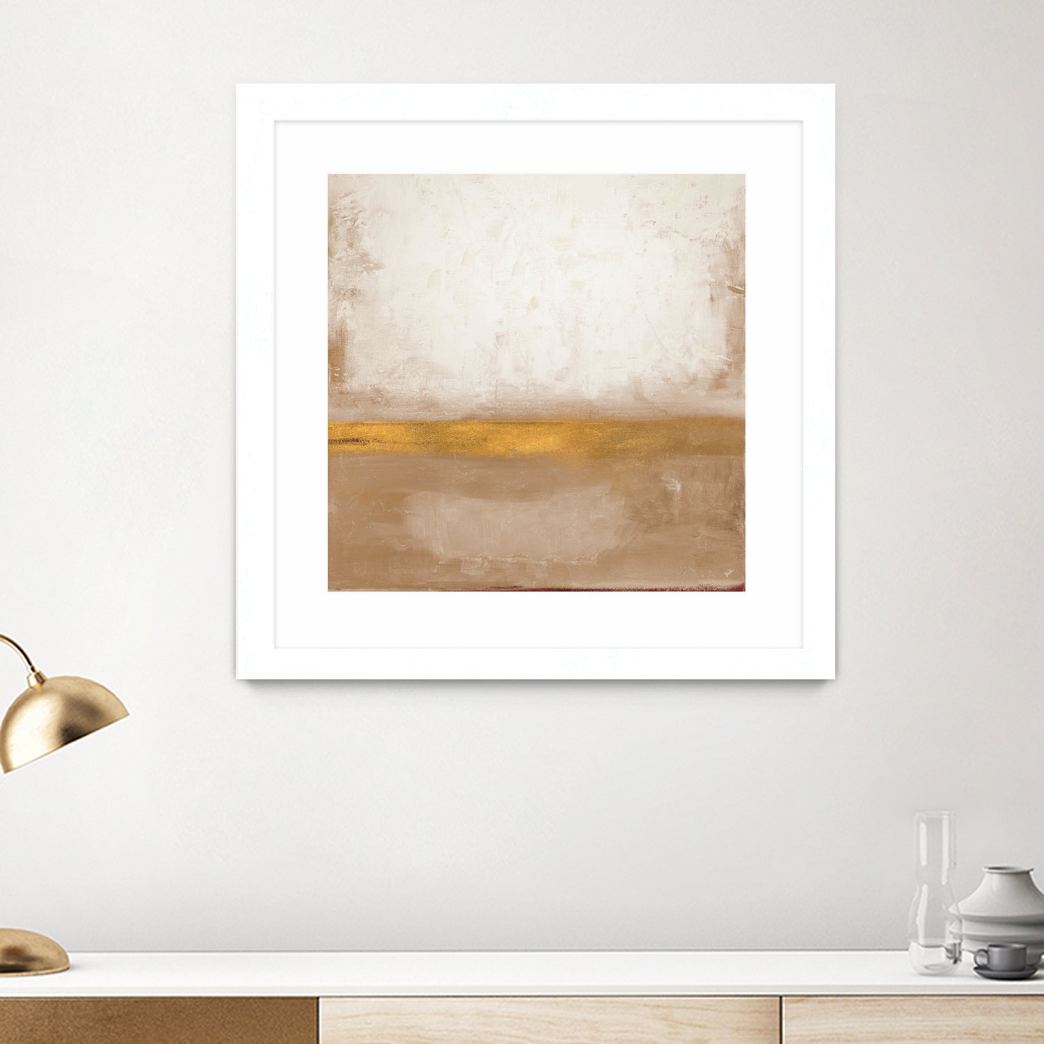 Gold Peak by Patricia Pinto on GIANT ART - abstract gold