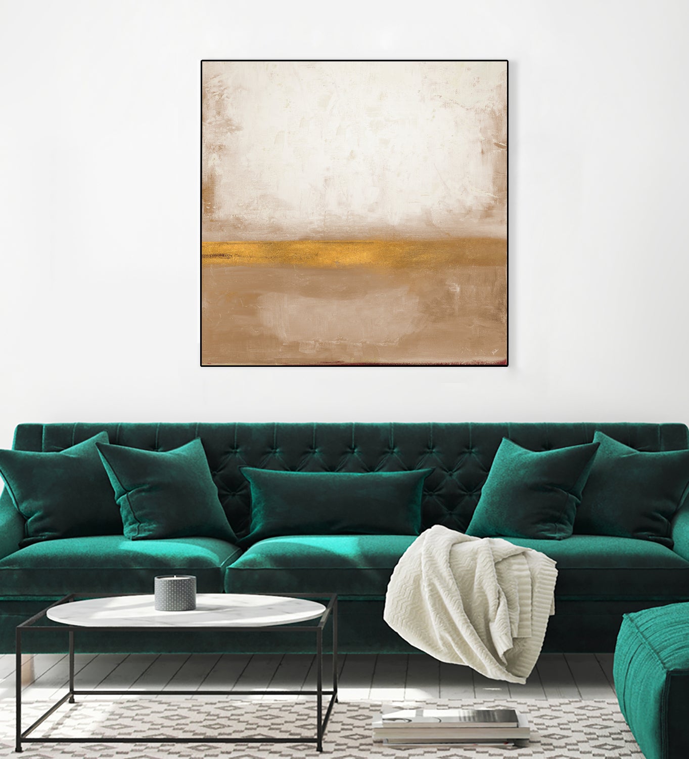 Gold Peak by Patricia Pinto on GIANT ART - abstract gold