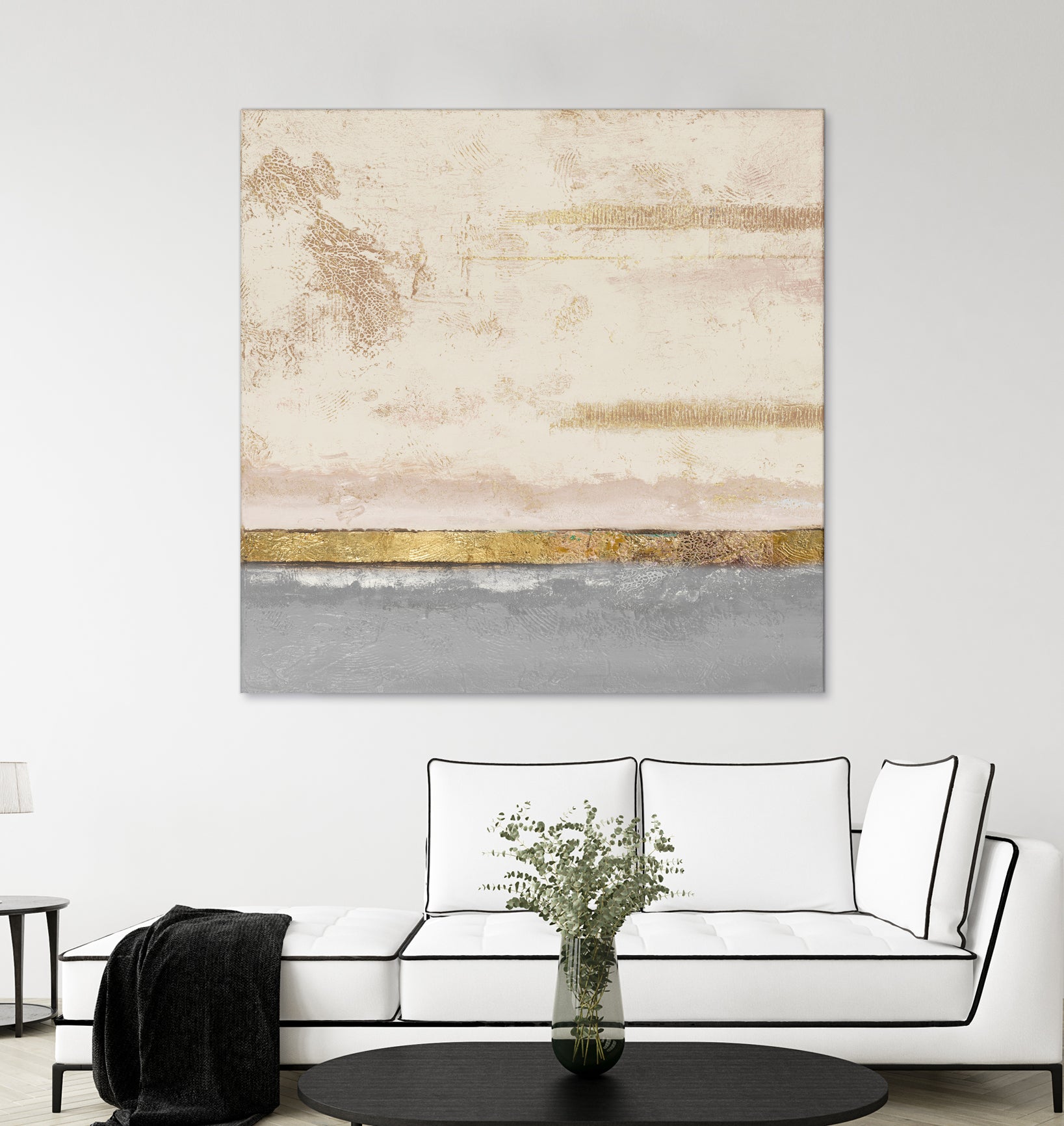 Soft Sea Landscape Square by Patricia Pinto on GIANT ART - abstract soft