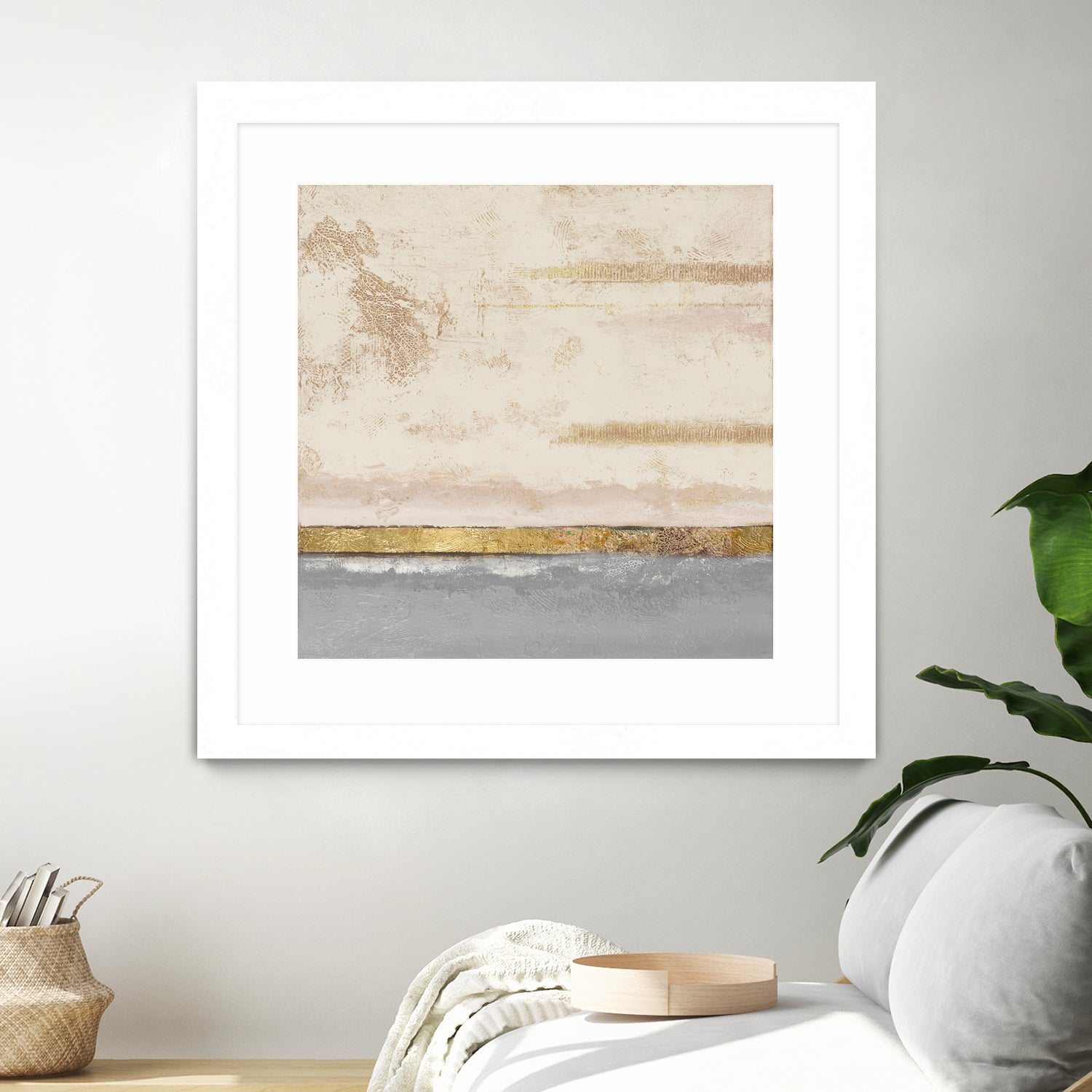 Soft Sea Landscape Square by Patricia Pinto on GIANT ART - abstract soft