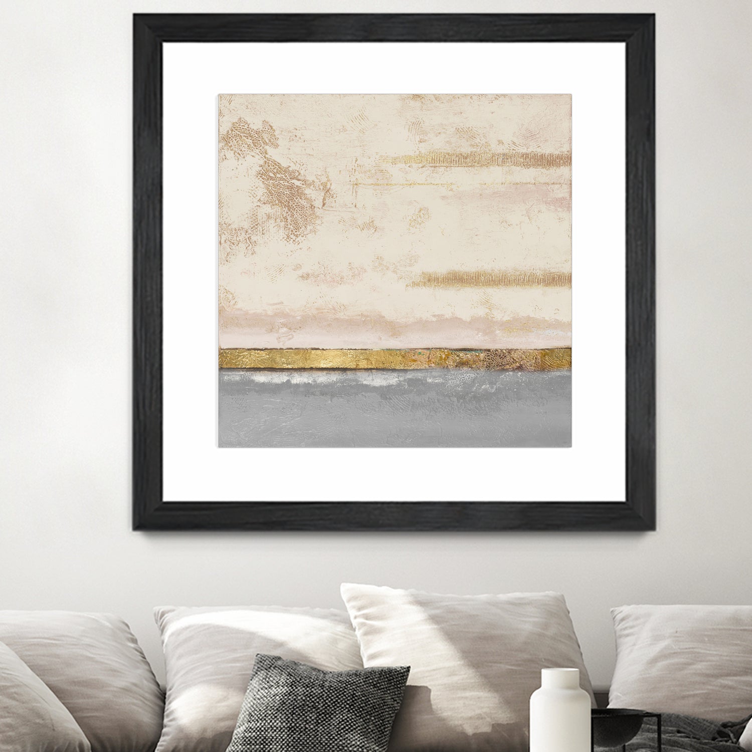 Soft Sea Landscape Square by Patricia Pinto on GIANT ART - abstract soft