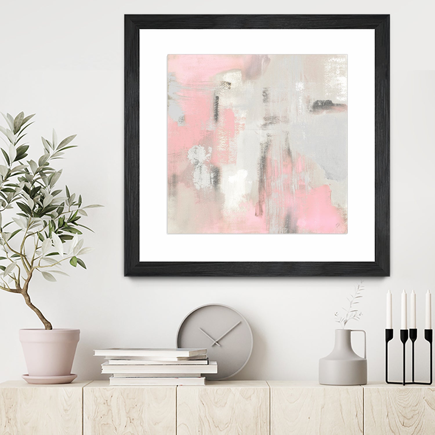 Pink Oasis by Lanie Loreth on GIANT ART - abstract pink