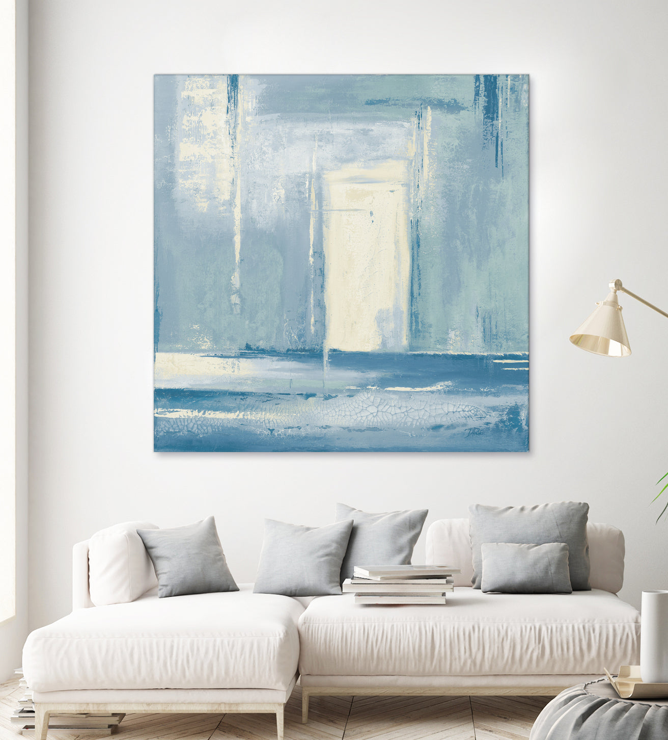 Blue Room Abstract I by Patricia Pinto on GIANT ART - abstract blue