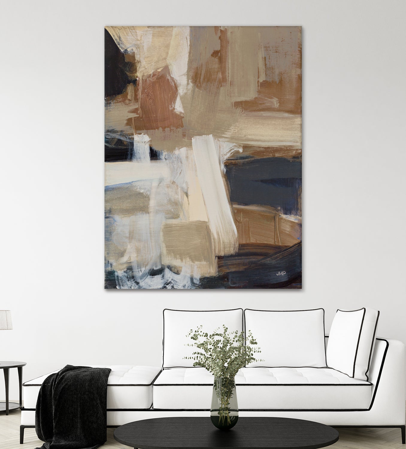 Beale Street Abstract I Brown by Julia Purinton on GIANT ART - black abstract