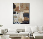 Beale Street Abstract I Brown by Julia Purinton on GIANT ART - black abstract