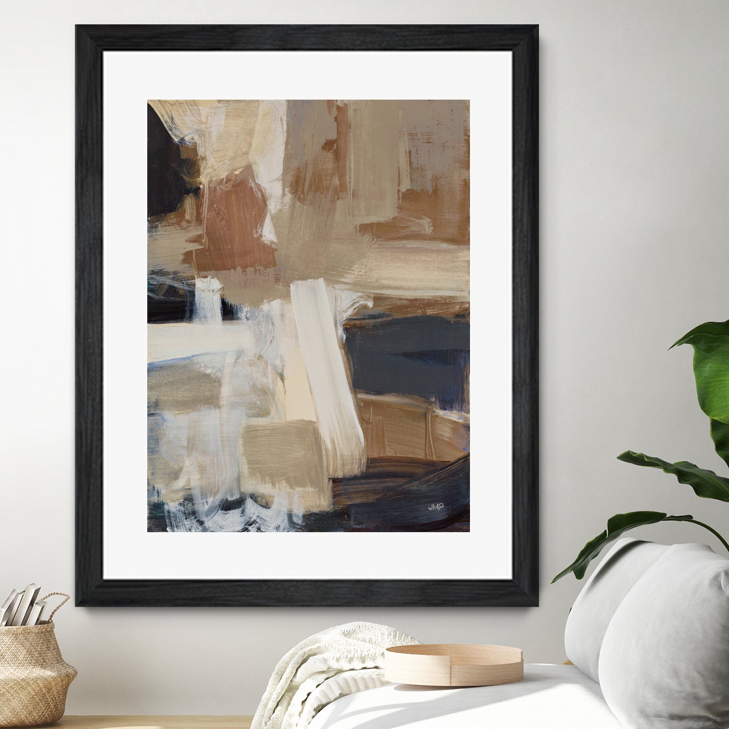 Beale Street Abstract I Brown by Julia Purinton on GIANT ART - black abstract