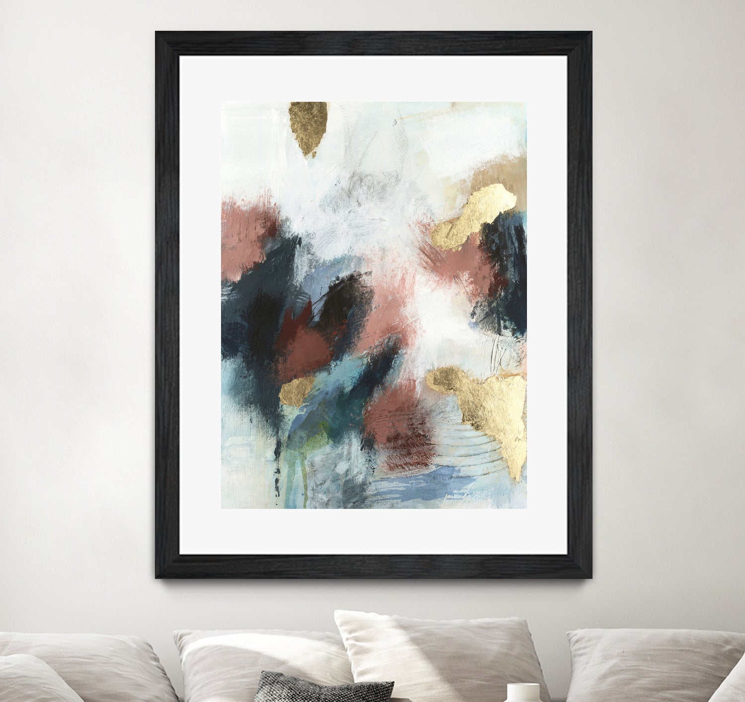 Gold Farallon I by Victoria Barnes on GIANT ART - abstract geometrics abstract