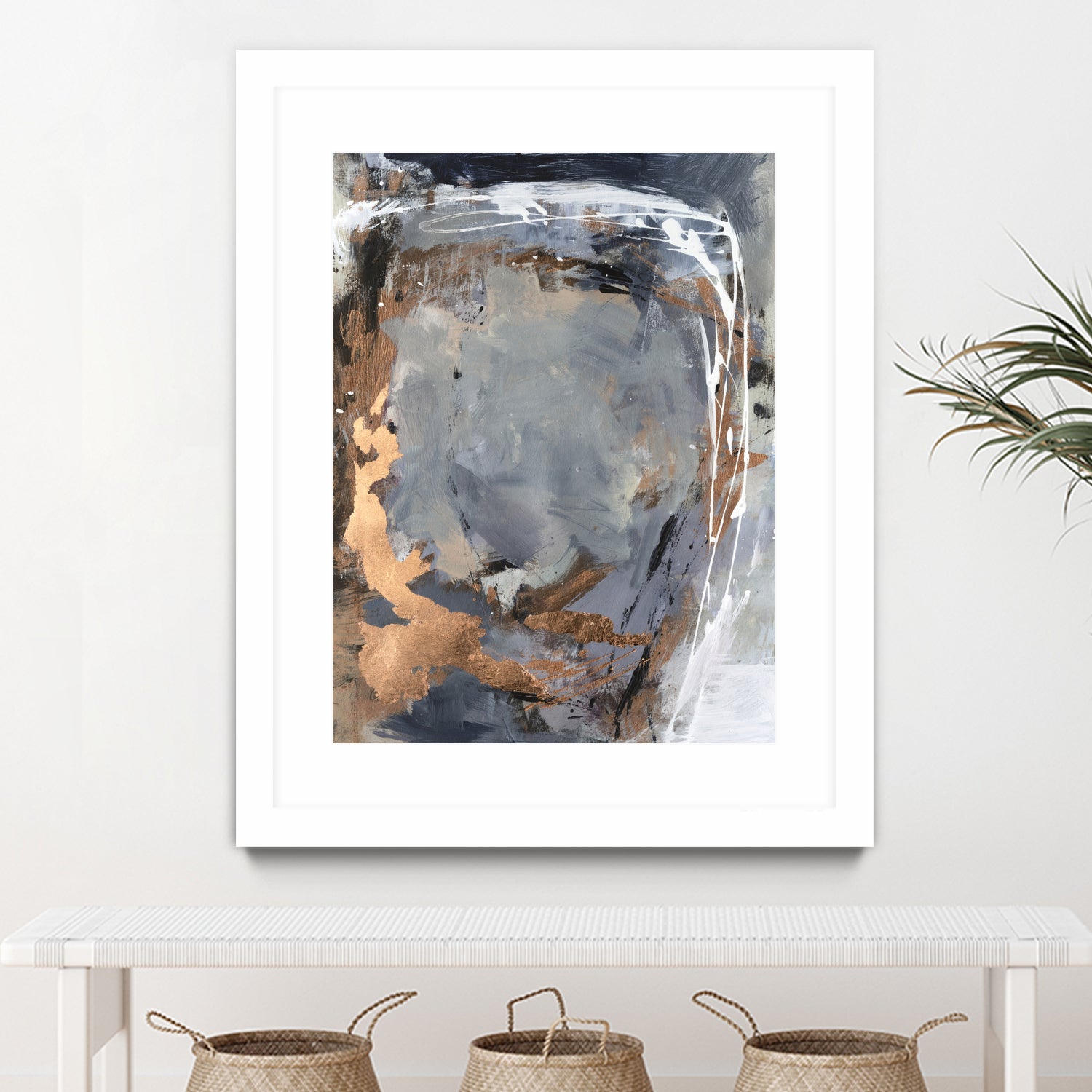 Copper Crested Twilight  I by Victoria Barnes on GIANT ART - abstract geometrics abstract