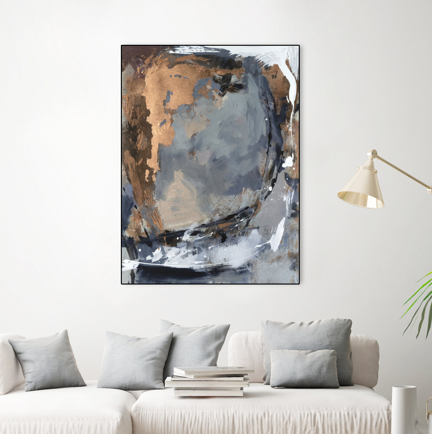 Copper Crested Twilight  II by Victoria Barnes on GIANT ART - abstract geometrics abstract