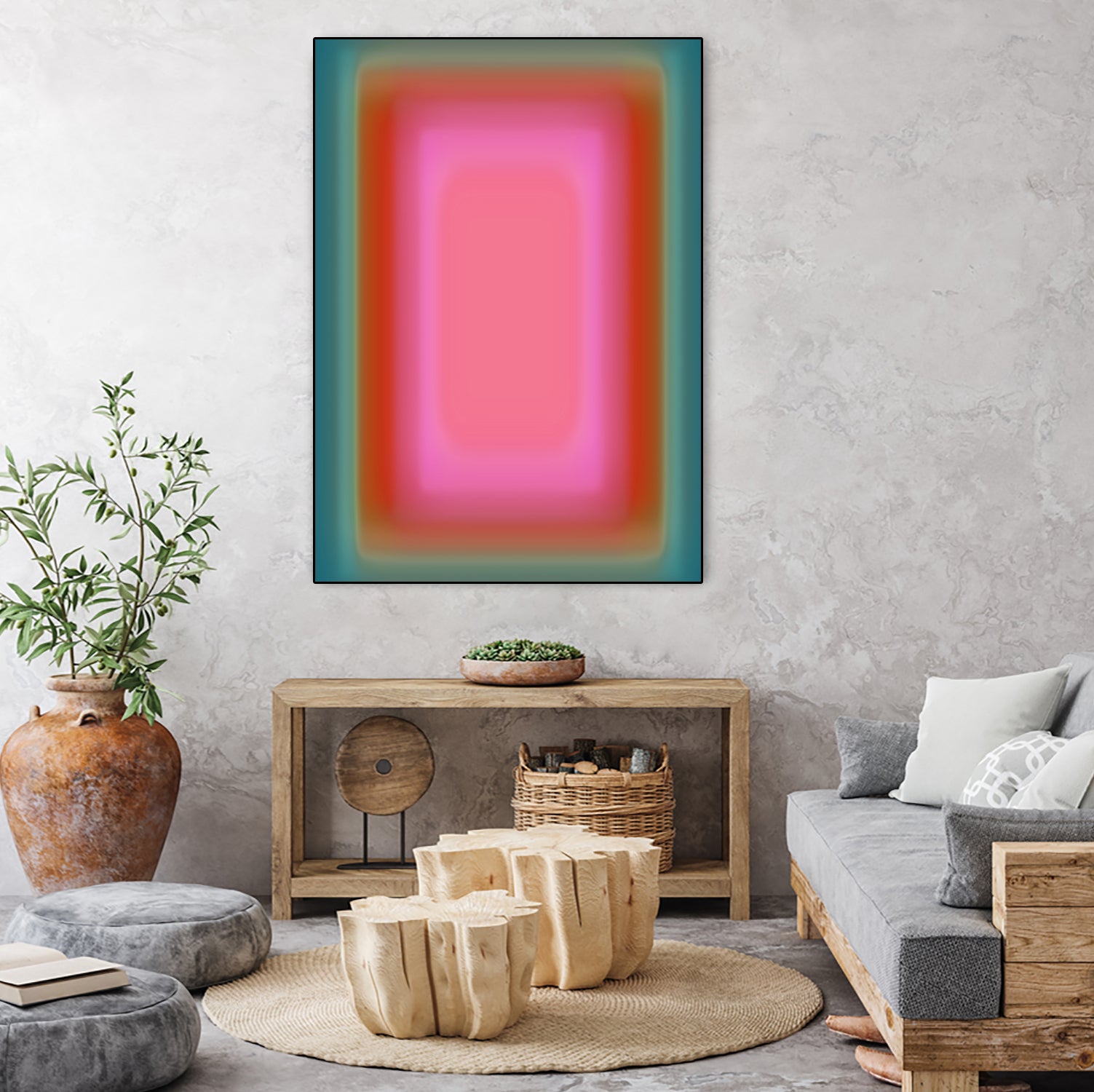 Vibrant Aura I by Victoria Barnes on GIANT ART - abstract