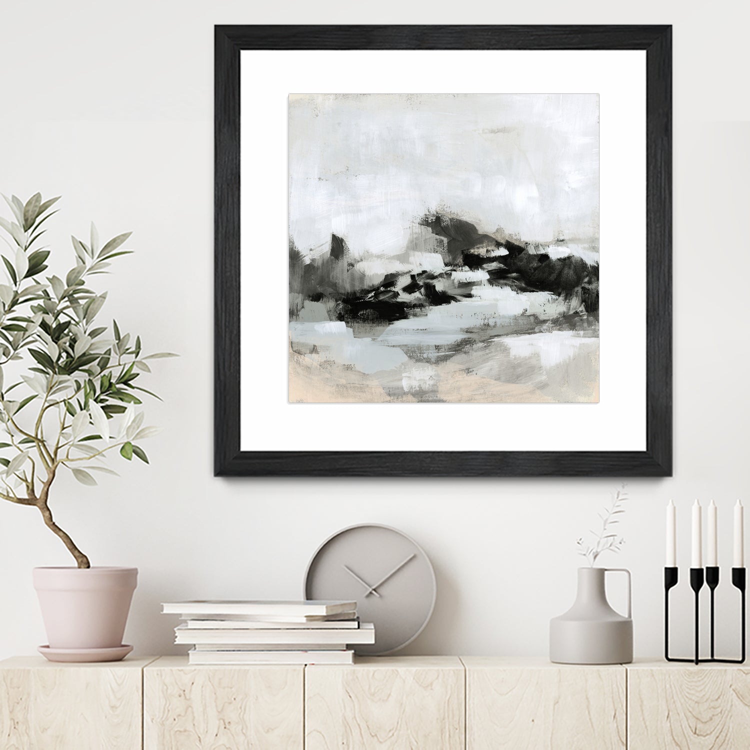 Obsidian Tundra I by June Erica Vess on GIANT ART - abstract