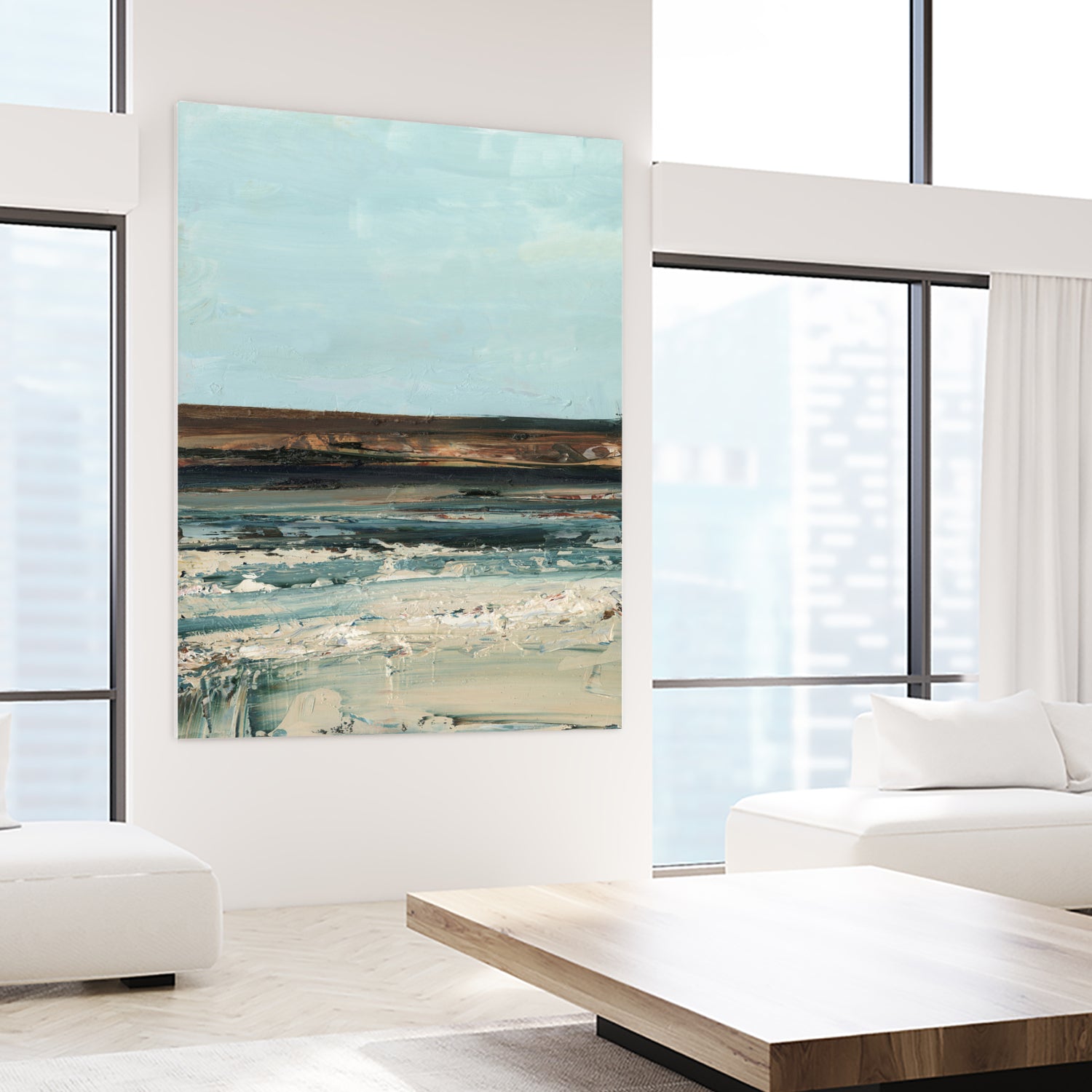 Rich Coastline I by Ethan Harper on GIANT ART - abstract