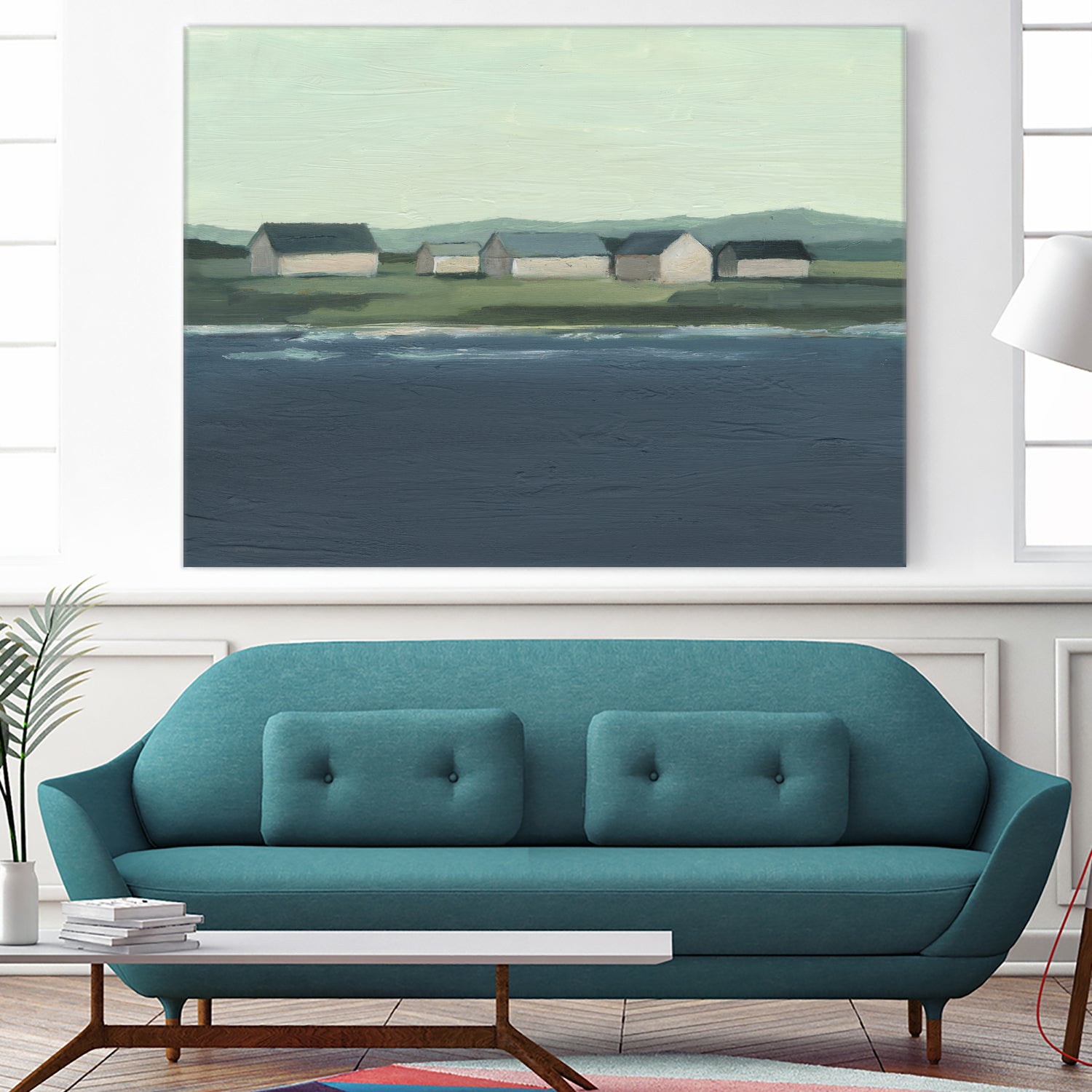 Lakeside Coast I by Ethan Harper on GIANT ART - abstract