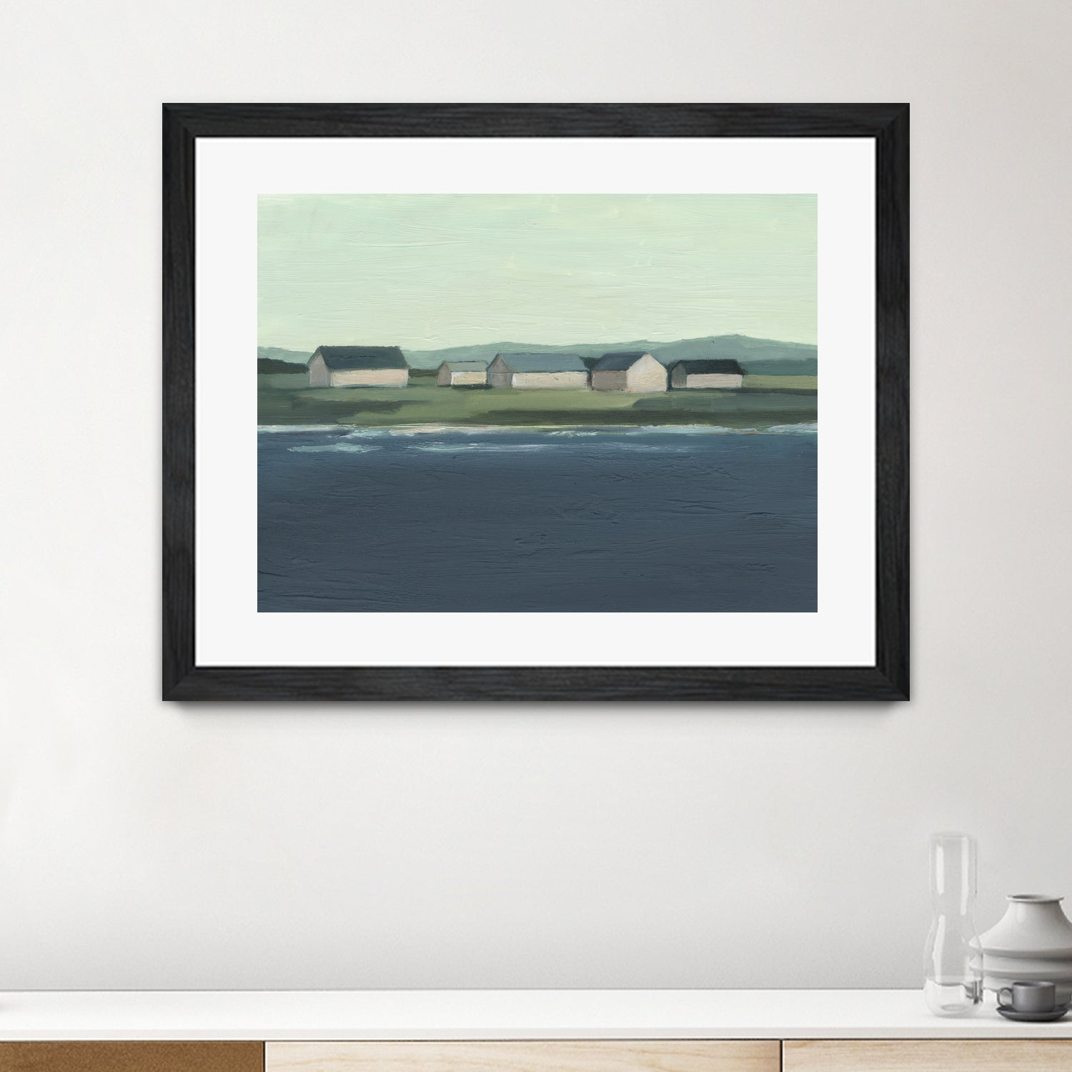 Lakeside Coast I by Ethan Harper on GIANT ART - abstract