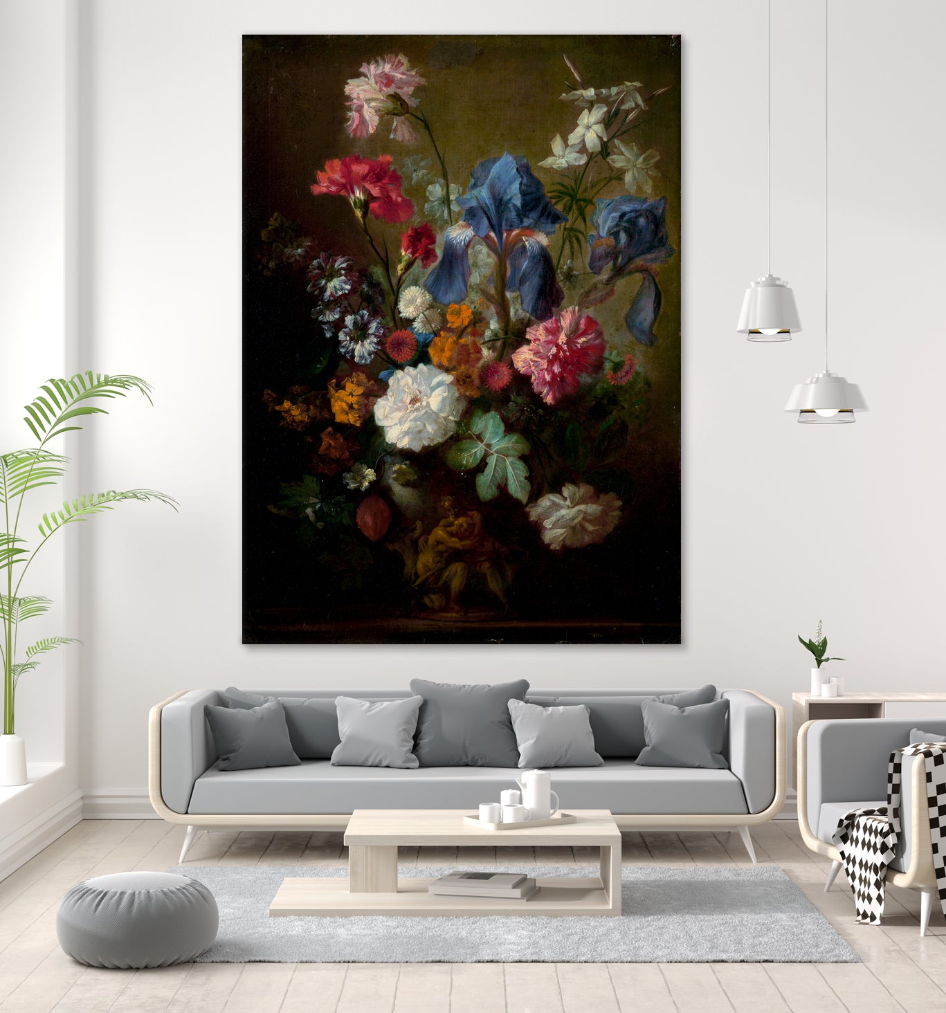 Demure Dutch Floral I by Jan Van Huysum on GIANT ART - botanical