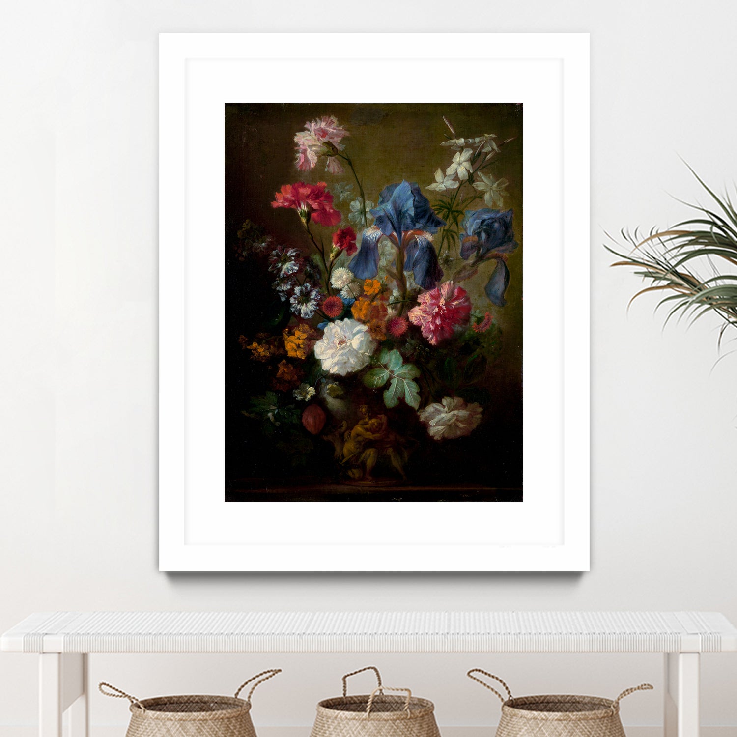 Demure Dutch Floral I by Jan Van Huysum on GIANT ART - botanical