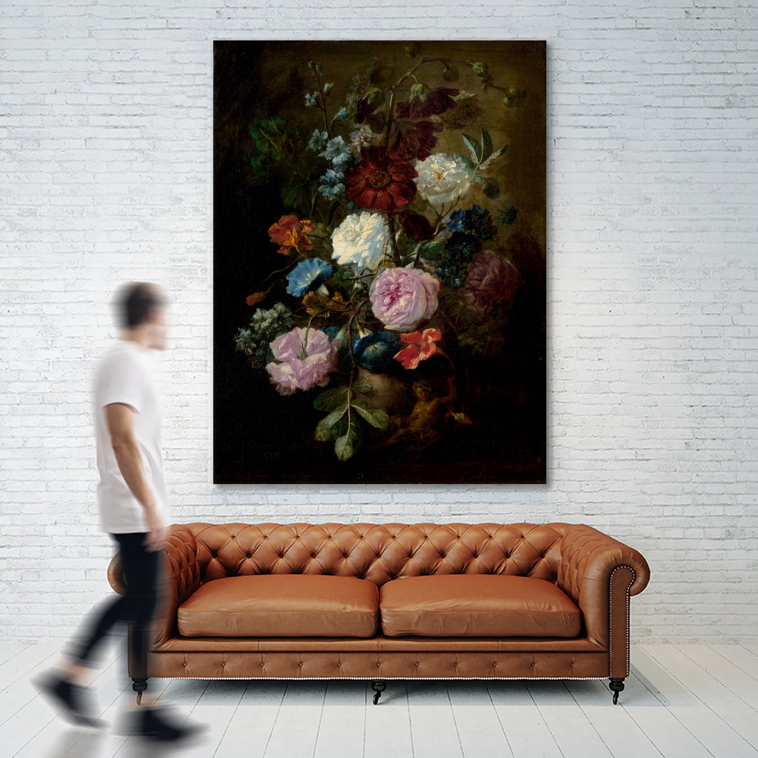 Demure Dutch Floral II by Michael Willett on GIANT ART - botanical