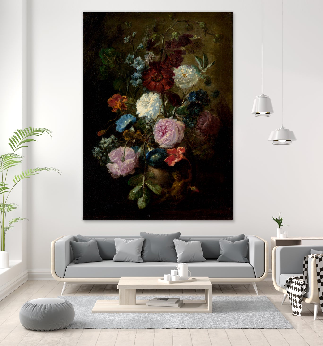 Demure Dutch Floral II by Michael Willett on GIANT ART - botanical