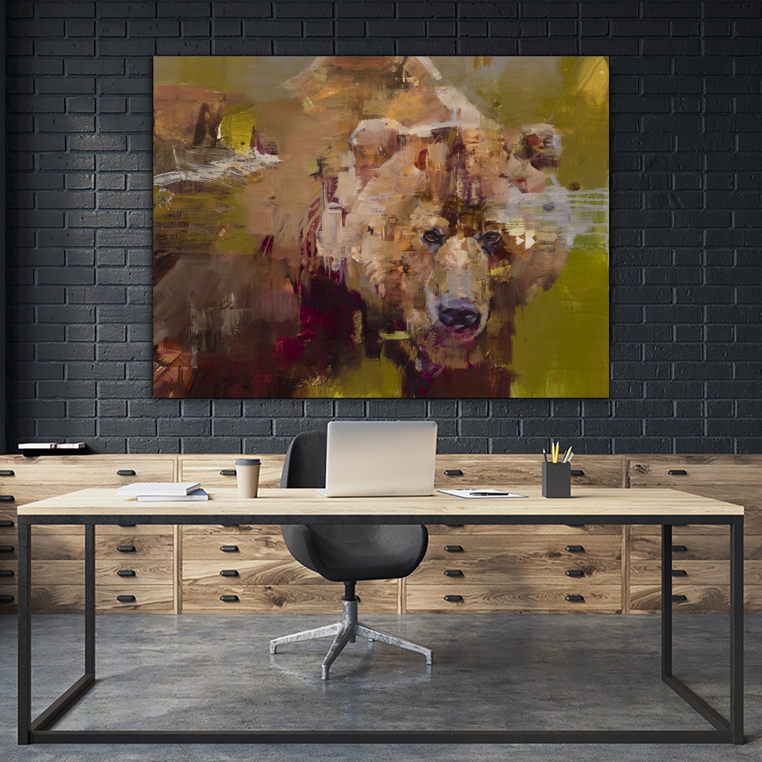 Bruiser by Michael Willett on GIANT ART - abstract