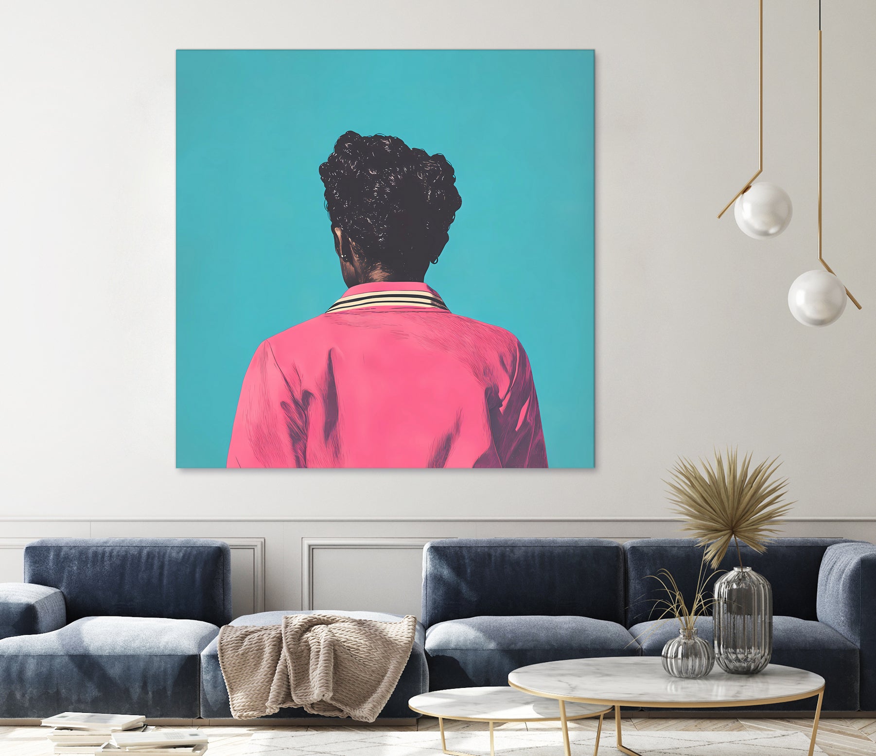 Hot Pink Jacket by Grace Popp on GIANT ART - figurative