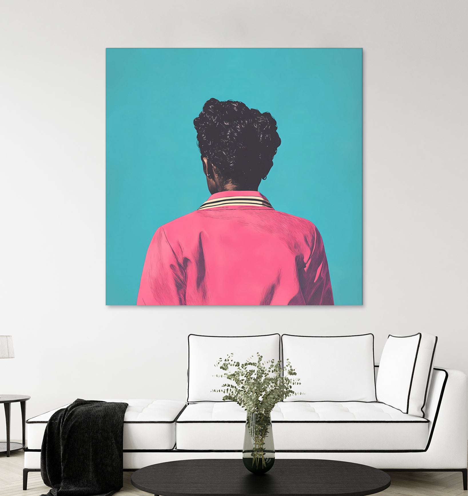 Hot Pink Jacket by Grace Popp on GIANT ART - figurative