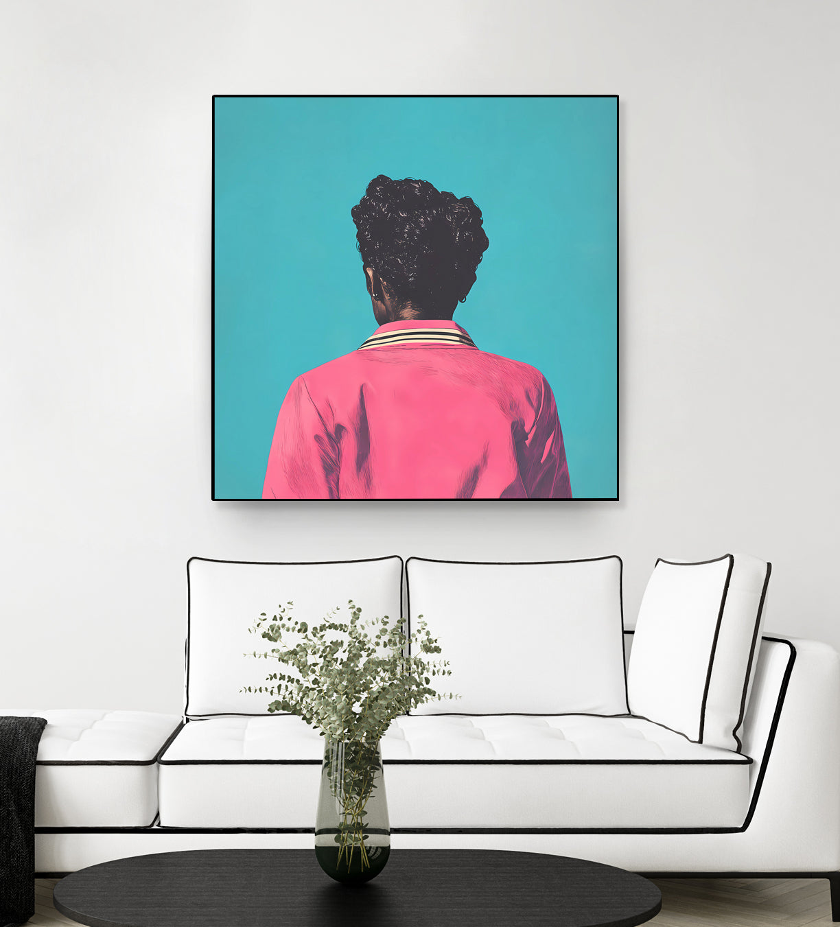 Hot Pink Jacket by Grace Popp on GIANT ART - figurative