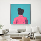 Hot Pink Jacket by Grace Popp on GIANT ART - figurative