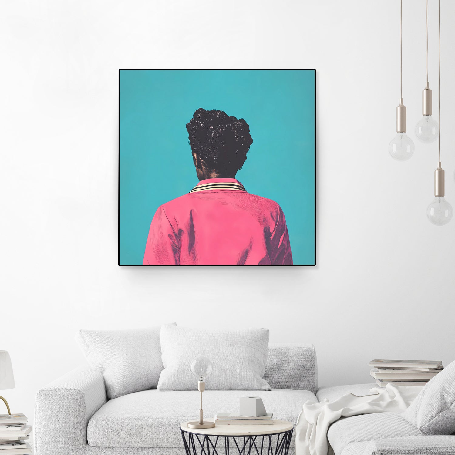 Hot Pink Jacket by Grace Popp on GIANT ART - figurative