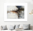 Unlined I by Melissa Wang on GIANT ART - abstract geometrics cloud dancer