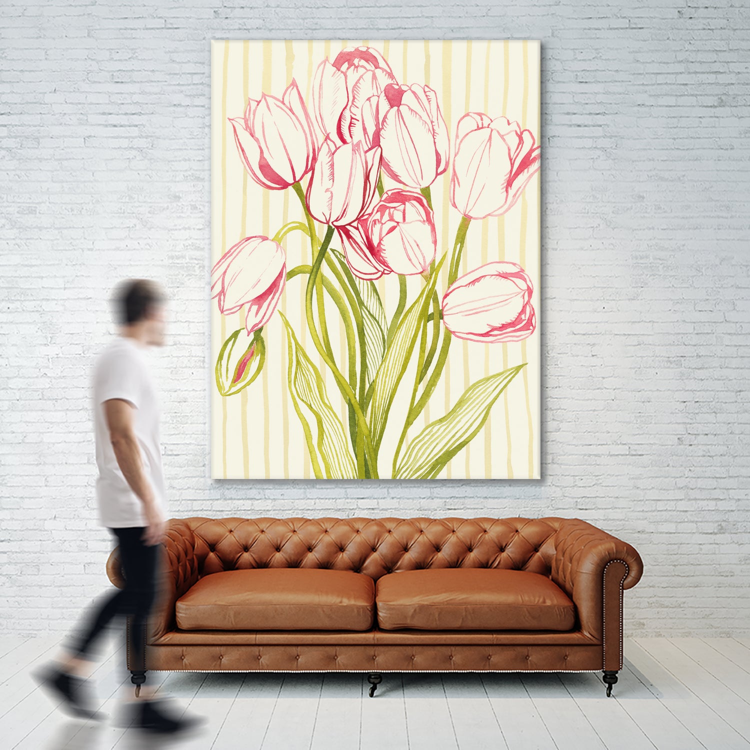 Sunday Best I by Grace Popp on GIANT ART - floral botanicals flowers