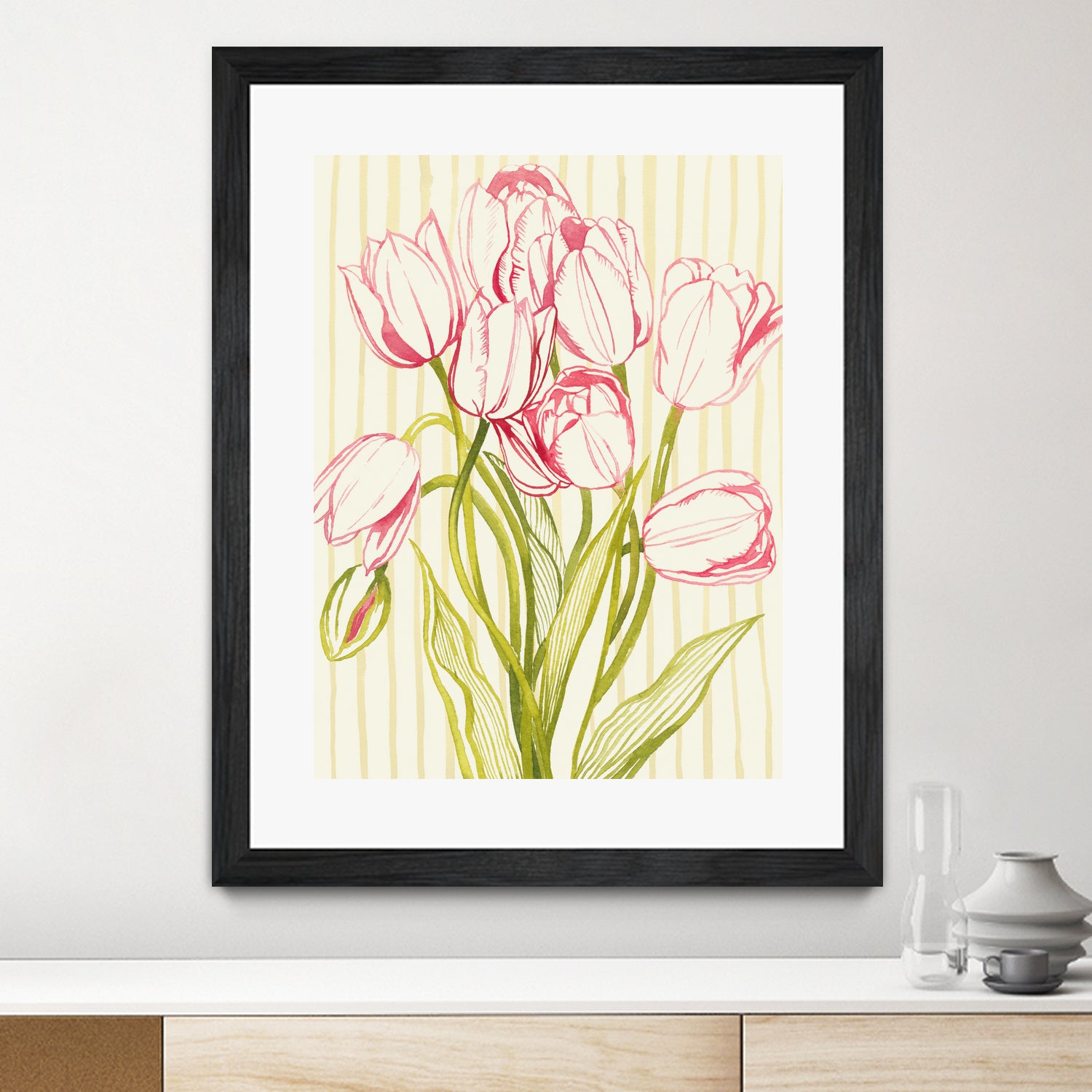 Sunday Best I by Grace Popp on GIANT ART - floral botanicals flowers
