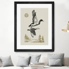 Lake Meditation l by Victoria Barnes on GIANT ART - animals nature birds