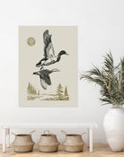 Lake Meditation l by Victoria Barnes on GIANT ART - animals nature birds