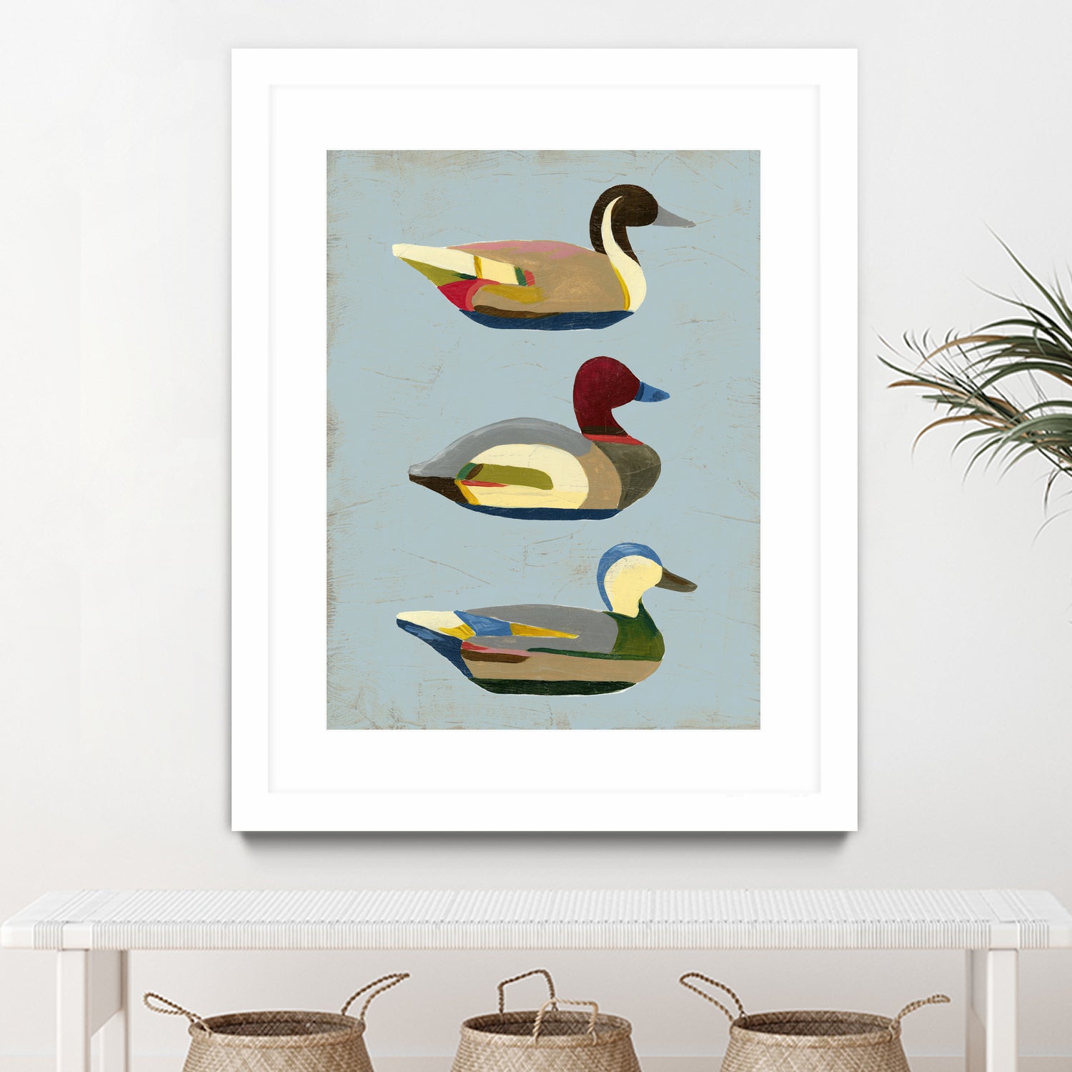 Decoy Ducks I by June Erica Vess on GIANT ART - animals nature birds