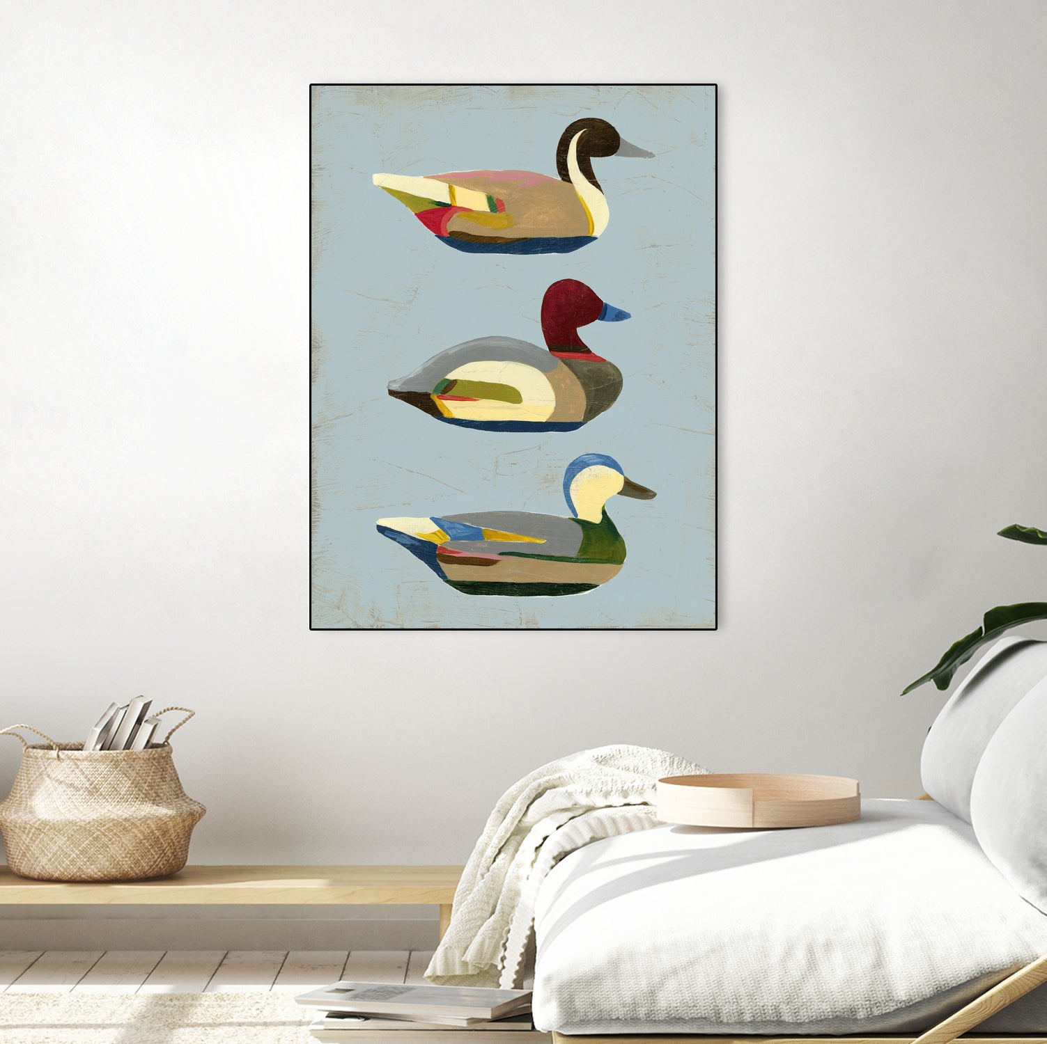 Decoy Ducks I by June Erica Vess on GIANT ART - animals nature birds