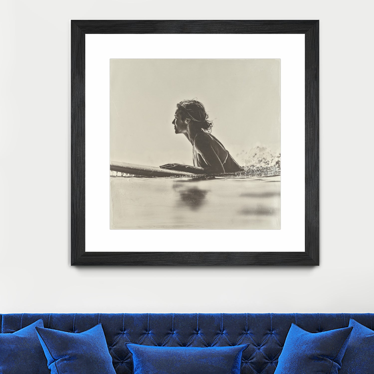 Malibu Paddleout I by Walker Noble on GIANT ART - sports watersports