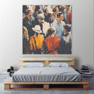 Faces in the Crowd I by Walker Noble on GIANT ART - figurative fashion other