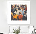 Faces in the Crowd I by Walker Noble on GIANT ART - figurative fashion other