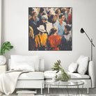 Faces in the Crowd I by Walker Noble on GIANT ART - figurative fashion other