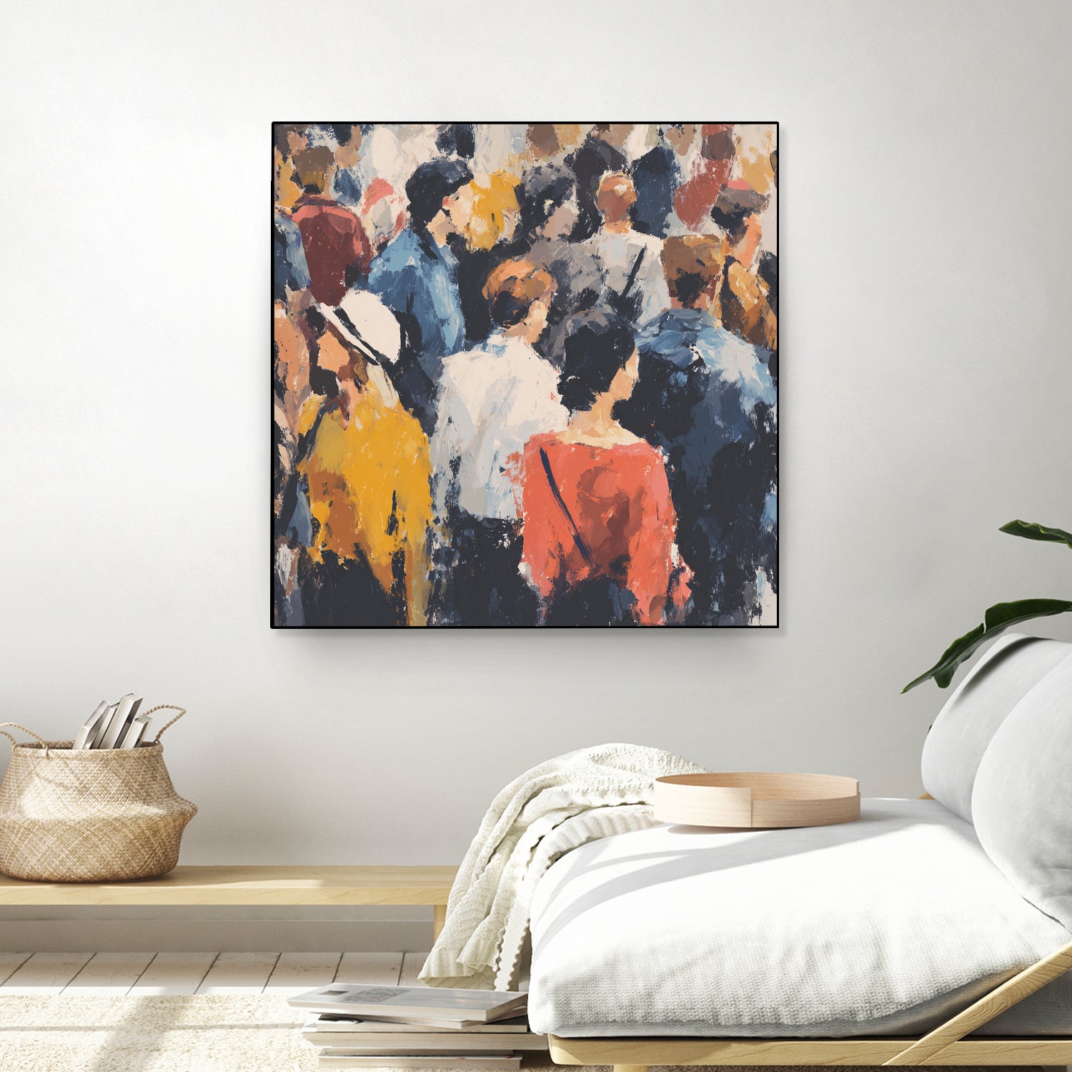Faces in the Crowd II by Walker Noble on GIANT ART - figurative fashion other