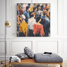 Faces in the Crowd II by Walker Noble on GIANT ART - figurative fashion other